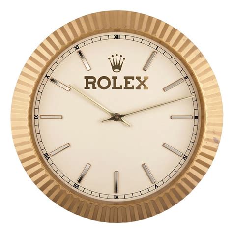 vintage rolex wall clock